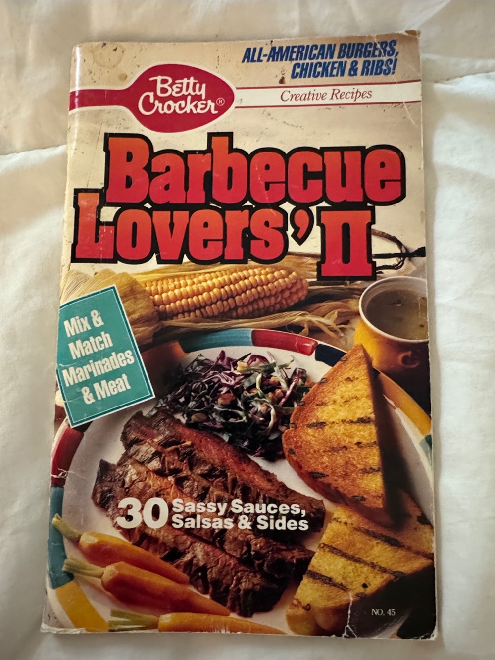 Vintage Betty Crocker Barbecue Lovers' II Cookbook